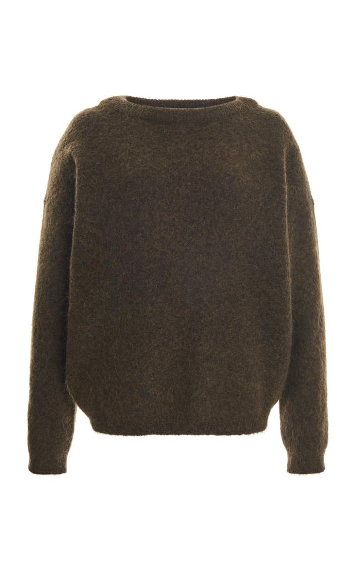 Acne Studios Dramatic Stretch-wool Knitted Top
