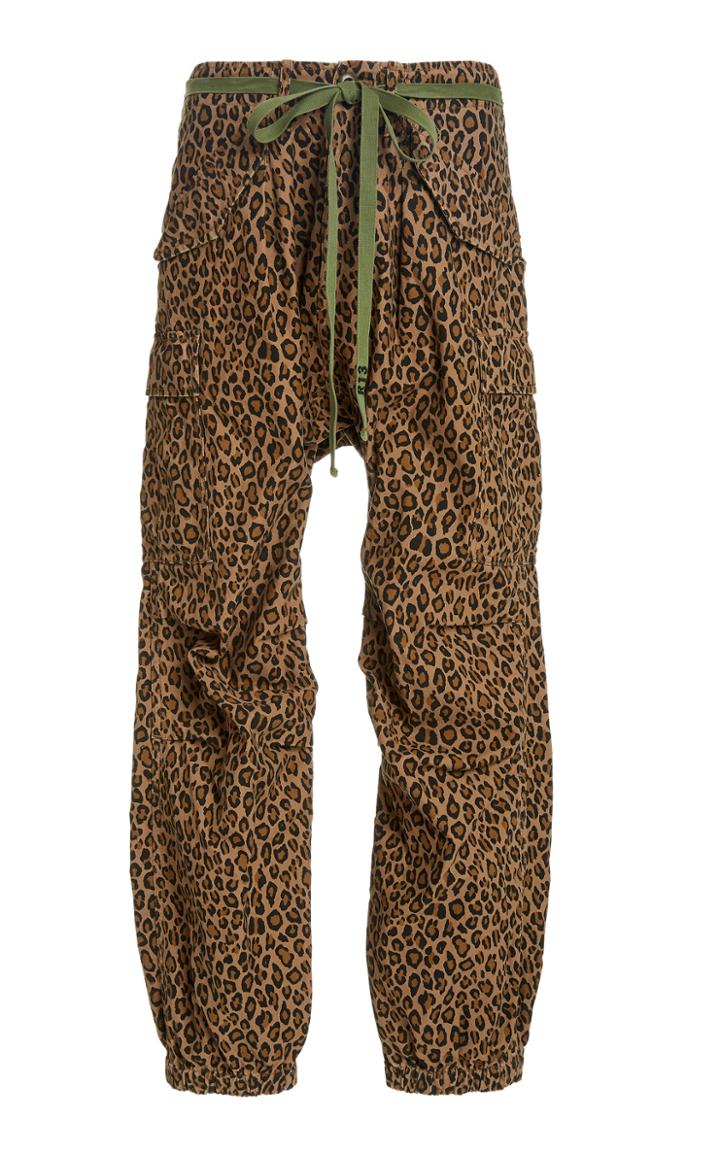 Moda Operandi R13 Leopard-print Drop-rise Cargo Pants
