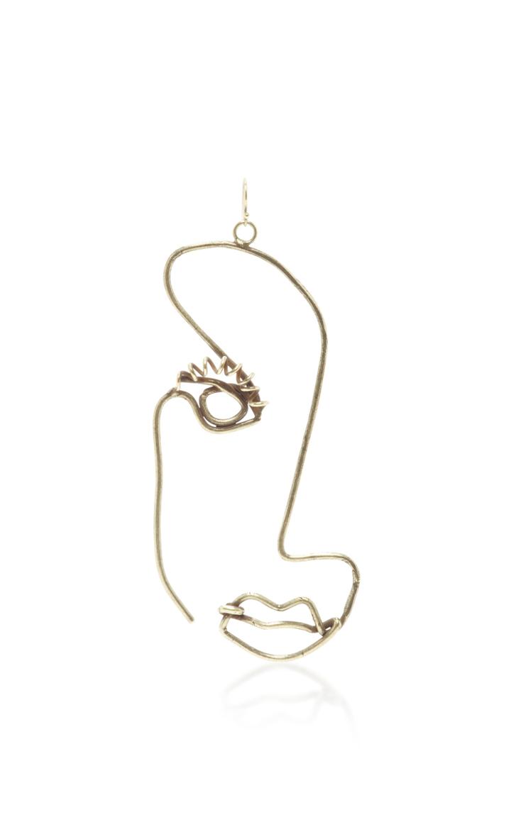 Rosie Assoulin Half Face Earring
