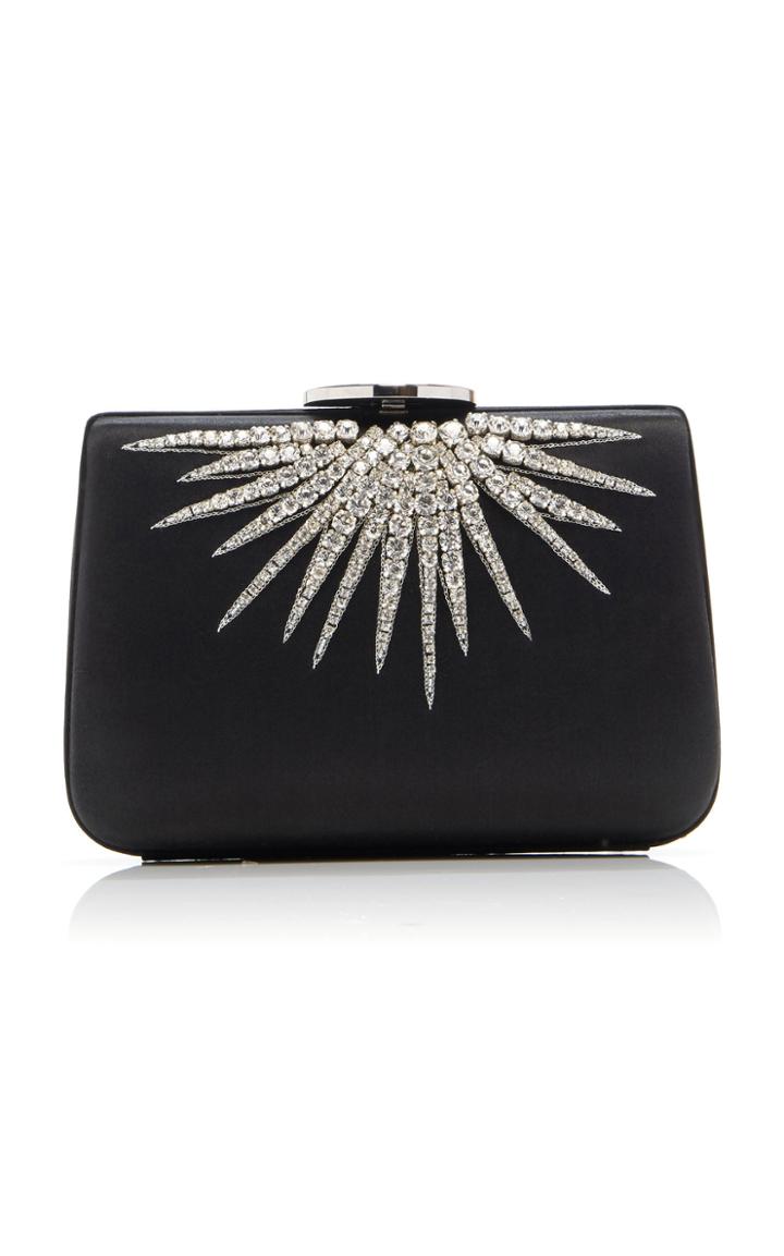 Giambattista Valli Embroidered Satin Clutch
