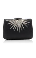 Giambattista Valli Embroidered Satin Clutch