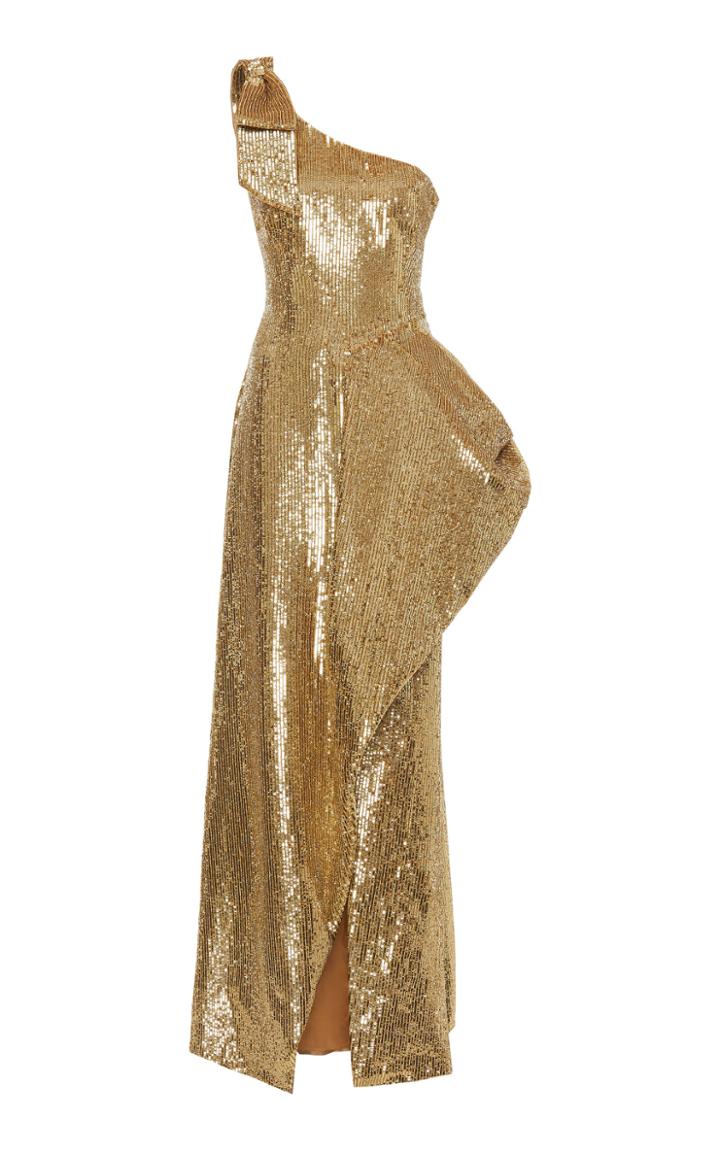 Moschino Bow-accented Asymmetric Dress
