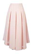Simone Rocha High Waist Pleated Midi Skirt
