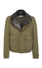 Givenchy Stamped Cotton And Linen Canvas Military Jacket