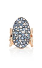 Sylva & Cie Oval Sapphire Ten Table Ring