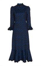 Andrew Gn Embroidered Silk Crepe Dress