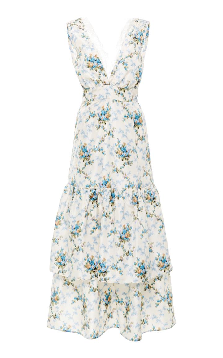 Brock Collection Rose Chine Taffeta Darling Dress