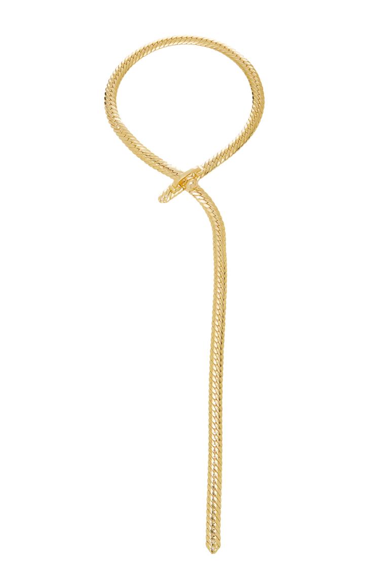 Fallon Liquid Gold Lariat Necklace