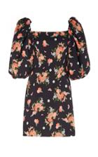 Rebecca De Ravenel First Impressions Floral-print Cotton-stretch Dress