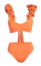 Moda Operandi Maygel Coronel Cotta Ruffled Bikini