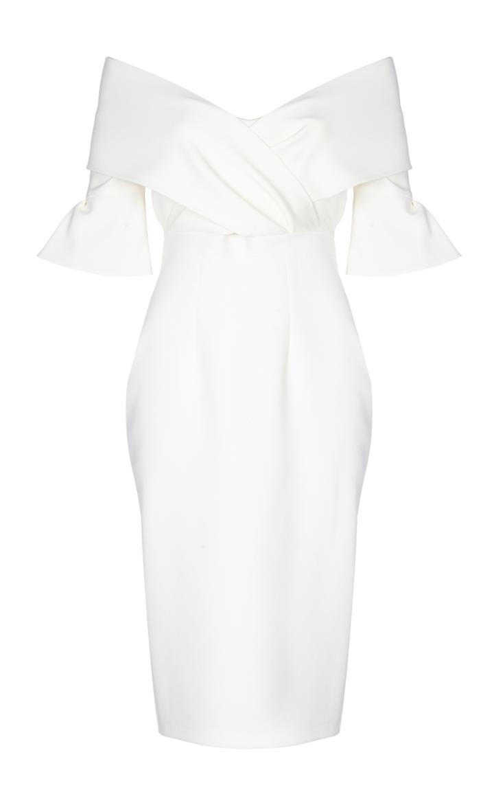 Safiyaa Monosala Short Off-the-shoulder Dress