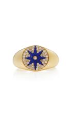 Colette Jewelry Lapiz Starburst Signet Ring