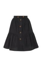 Red Valentino Cotton Tiered Skirt