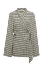 Shaina Mote Lombardi Printed Wrap Jacket