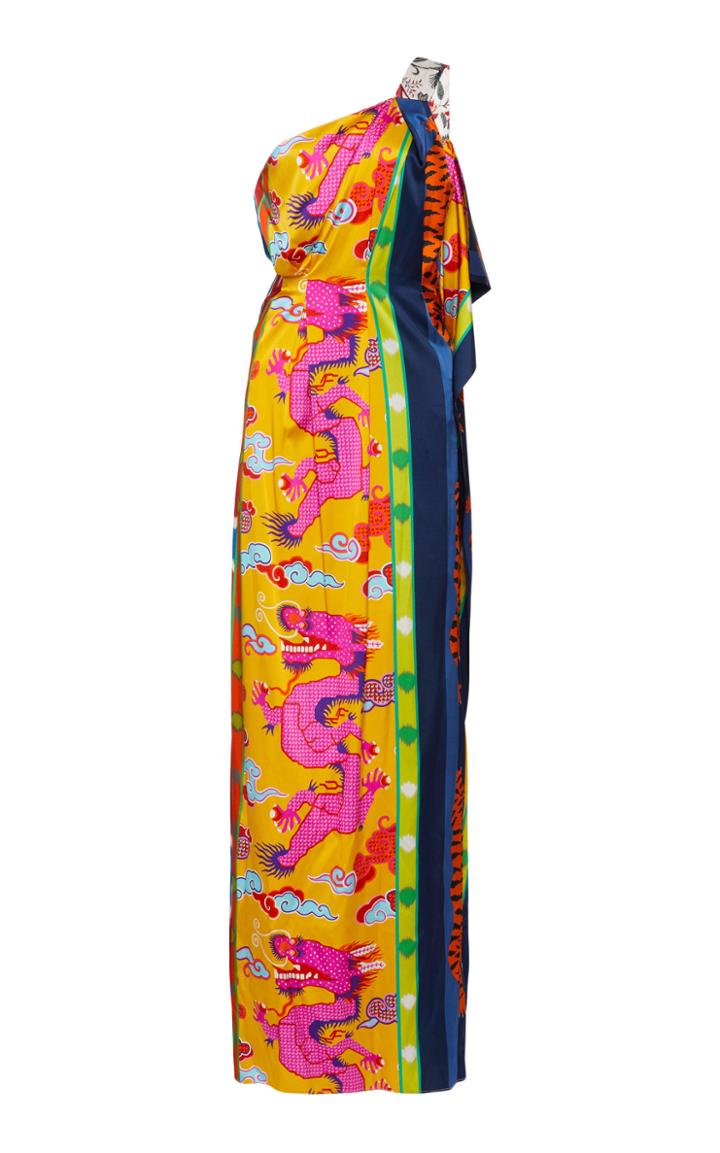 Moda Operandi Libertine Schumacher Mixtape One Shoulder Dress Size: Xs