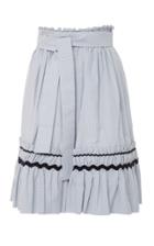 Lug Von Siga A-line Frill Gingham Skirt
