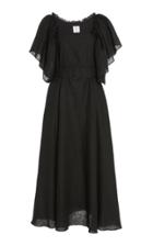 Gl Hrgel Cha Cha Square Neck Midi Dress