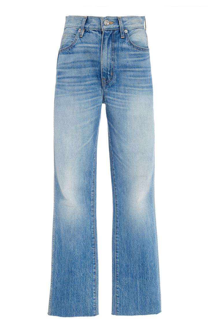 Slvrlake Hero Cropped High-rise Straight-leg Jeans Size: 24
