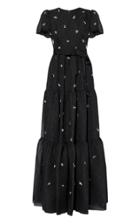 Moda Operandi Erdem Triin Embellished Silk-blend Gown