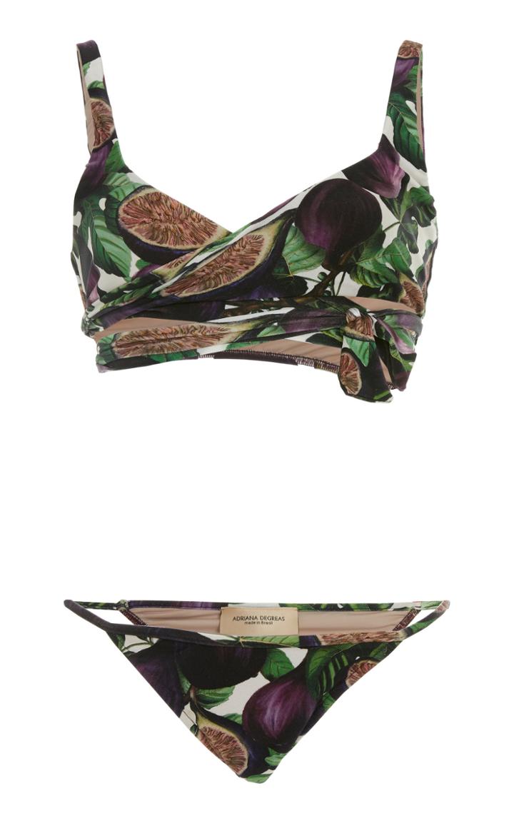 Adriana Degreas Fig Wrap Bikini