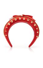 Prada Sequin Studded Satin Headband