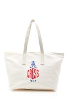 Mark Cross Weatherbird Small Printed Canvas Tote