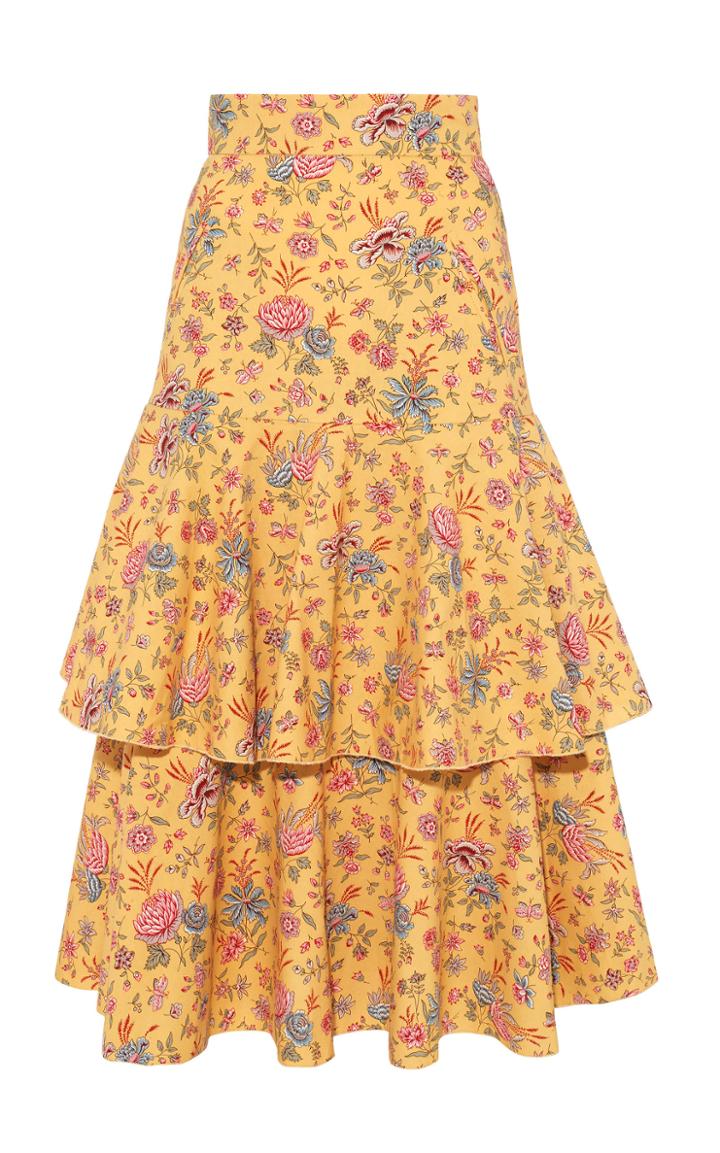 Anna Mason Carmen Tiered Midi Skirt