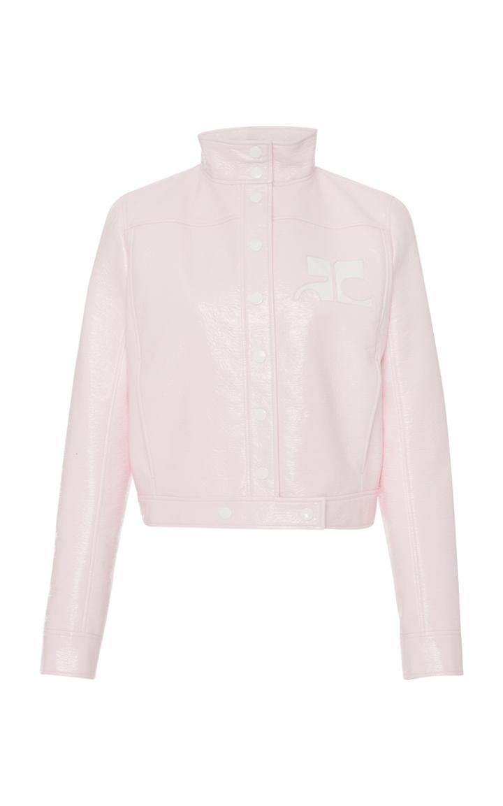 Courrges Court Vinyl Logo Jacket