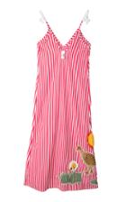 Tuinch A-line Cotton Pin Stripe Dress