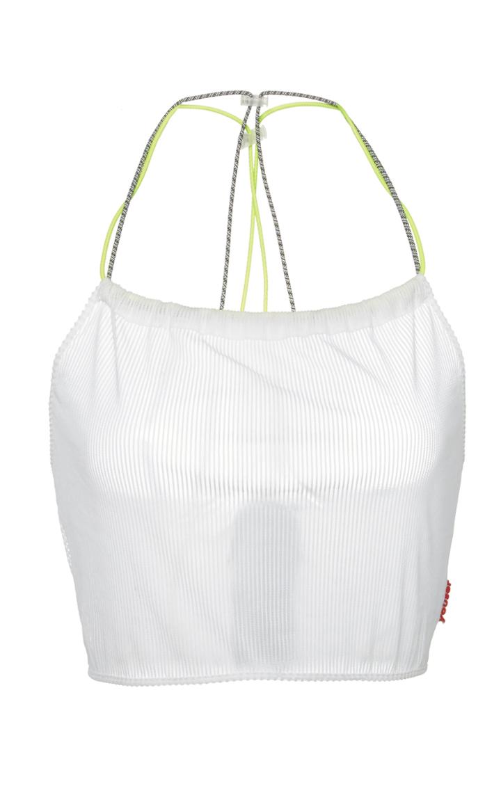 Youser Ribbed Halter Bikini Top