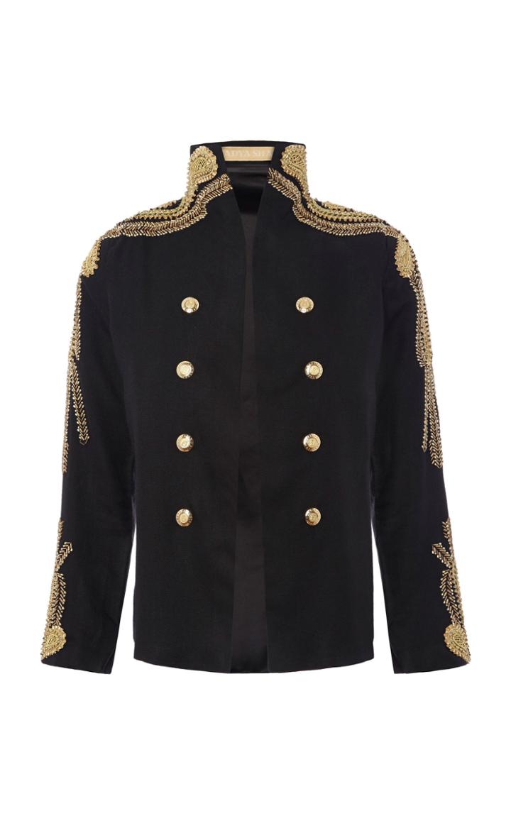 Nadya Shah Gilt Shoulder Blazer