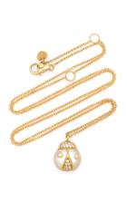 Moda Operandi Nayla Arida 18k Gold & Diamond Ladybird Necklace