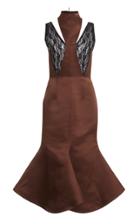 Moda Operandi Christopher Kane Lace-panelled Satin Bell Dress