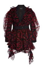 Moda Operandi Simone Rocha Ruffle Detail Blazer Size: 8