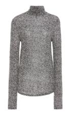 Isabel Marant Goyela Printed Stretch-knit Turtleneck Top