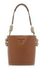 Moda Operandi Prada Structured Leather Bucket Bag