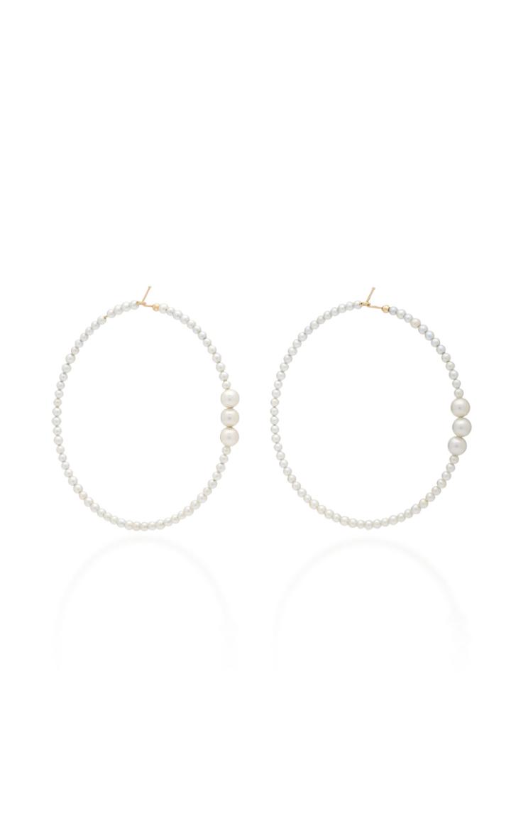 Mizuki Mixed Akoya Extra Large Hoops