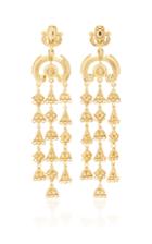 Oscar De La Renta Ornate Charm Chandelier C Earring In Gold