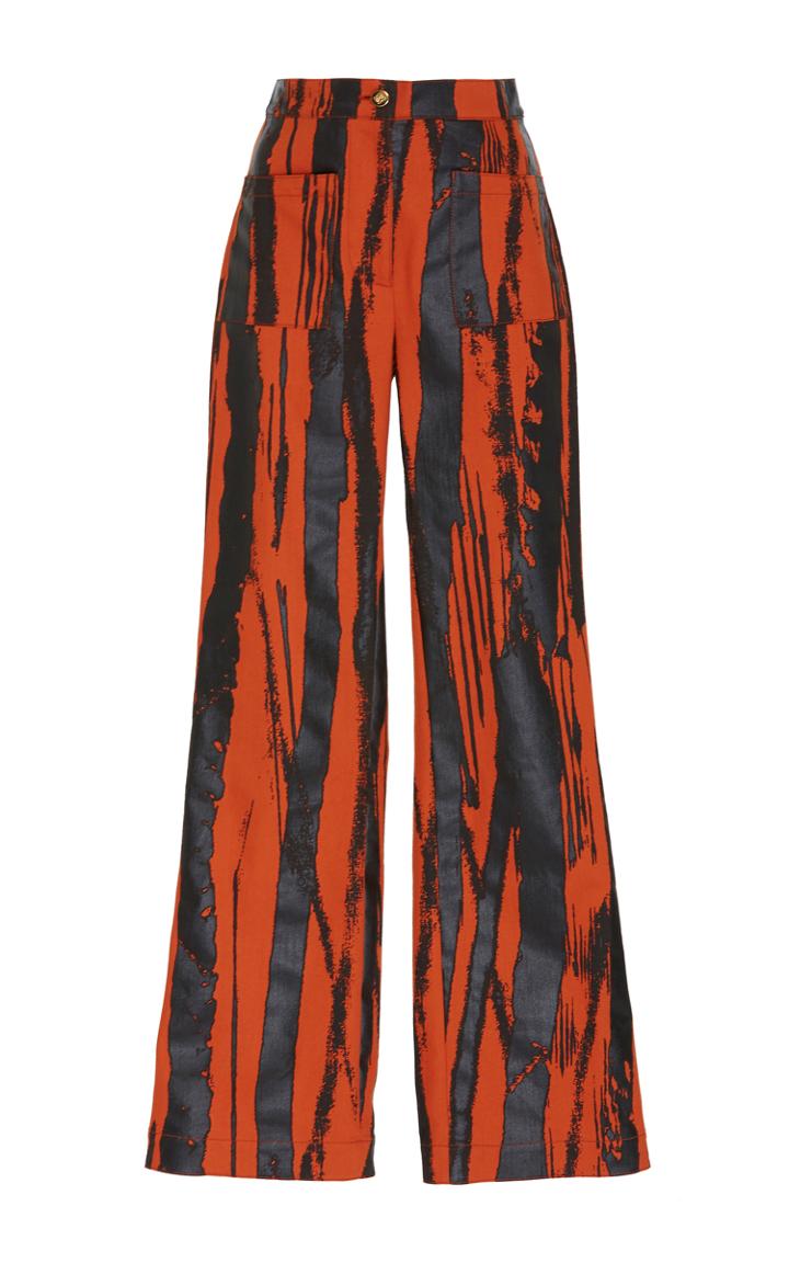 Loewe Leather Side Bands Pant