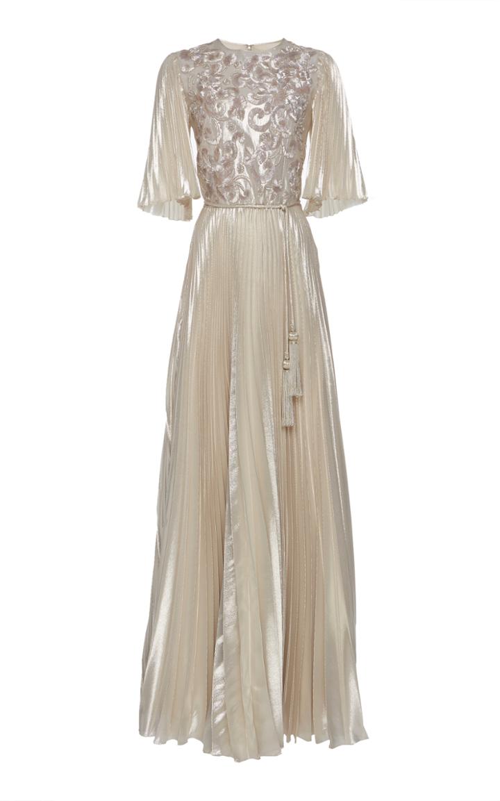 Andrew Gn Belted Gown