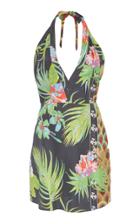 Cynthia Rowley Tate Halter Neck Mini Dress