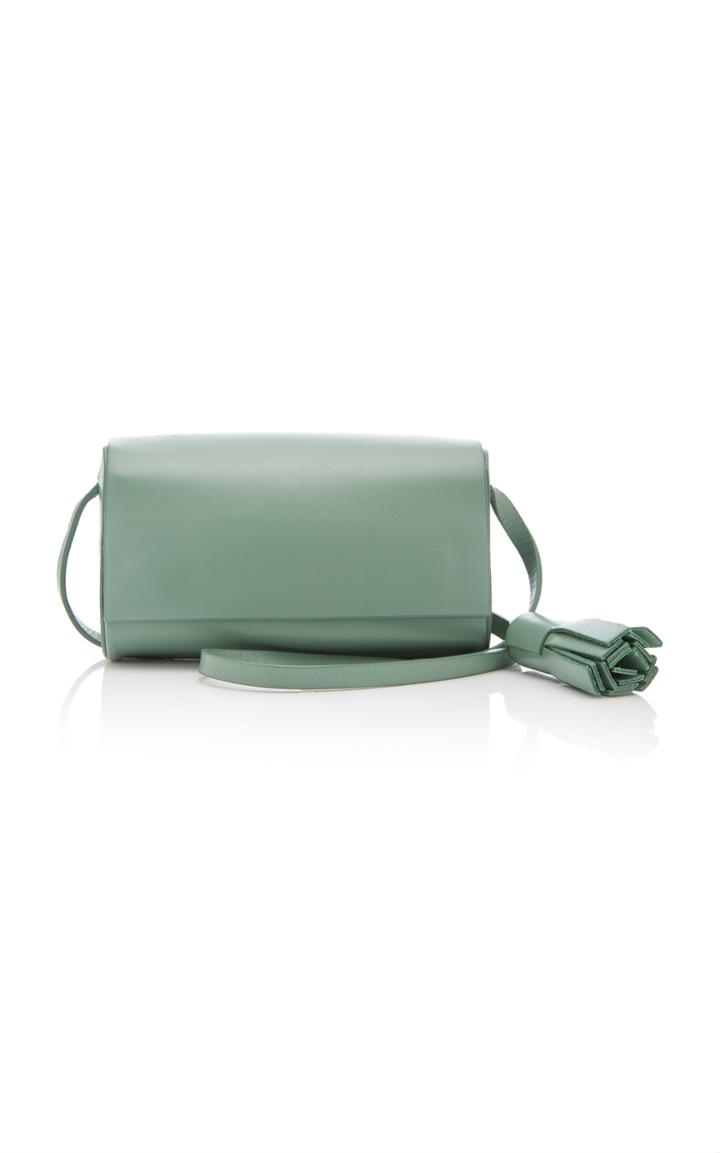 Building Block Petite Leather Shoulder Bag