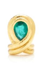 Moda Operandi Stephen Russell One Of A Kind 18k Yellow Gold And Emerald Ring