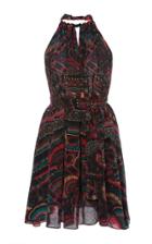 Chufy Illari Printed Broadcloth Halterneck Dress