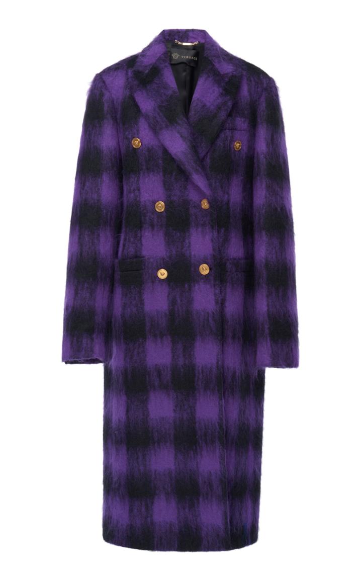 Versace Check Coat