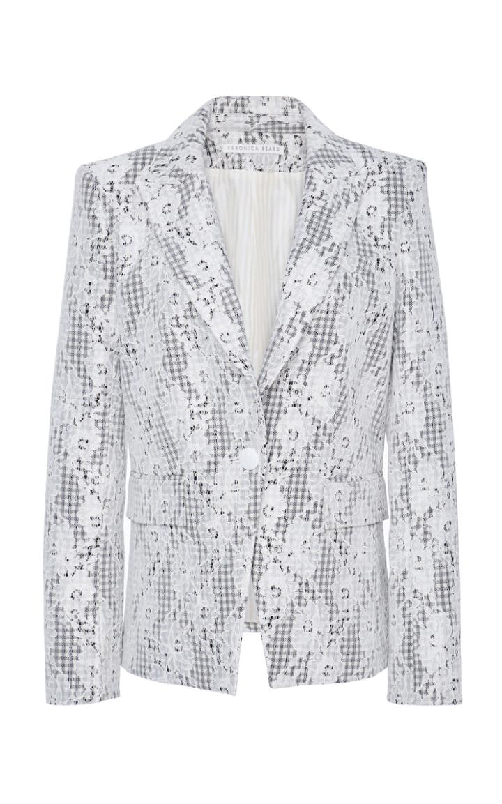 Veronica Beard Athens Printed Dickey Jacket