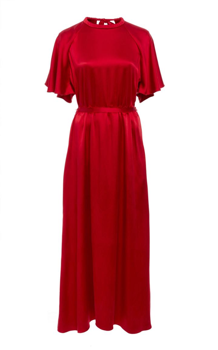 Jonathan Cohen The Caroline Silk Midi Dress