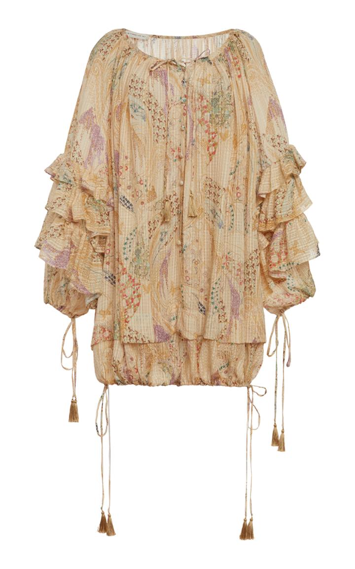 Etro Printed Pliss Romper