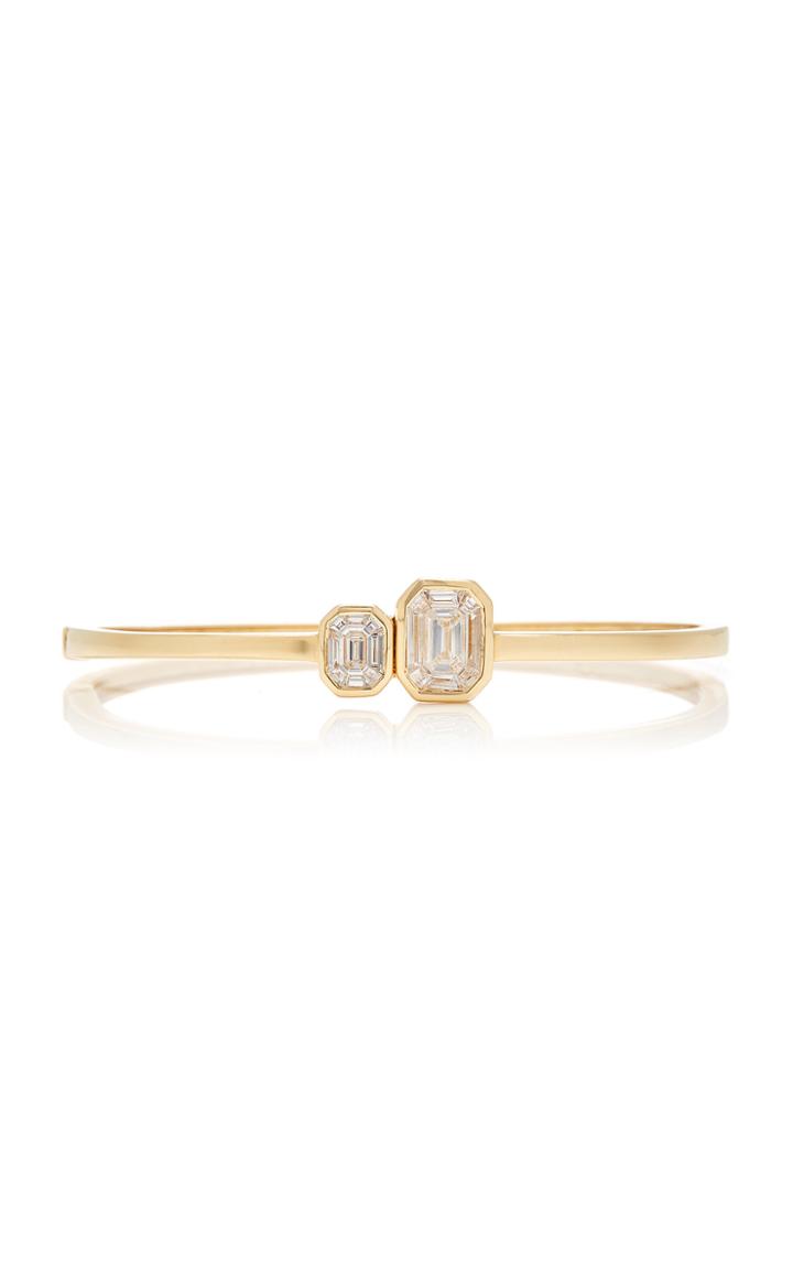 As29 Duplex Illusion 18k Diamond Bangle