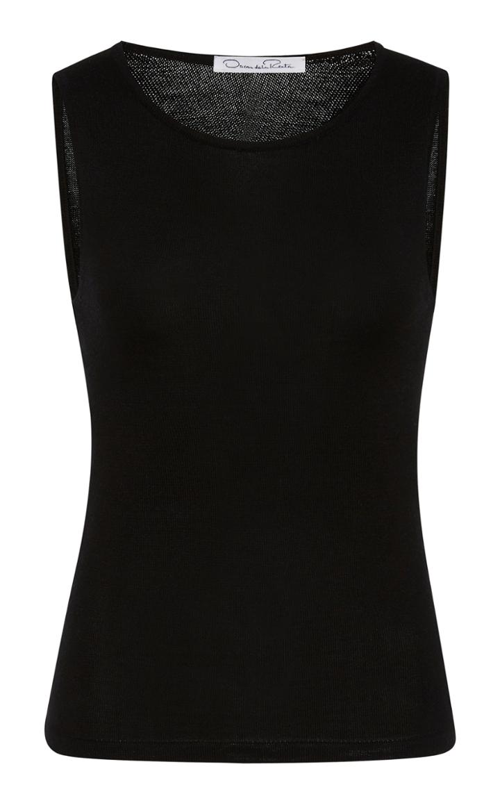Oscar De La Renta Cashmere Tank
